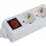 Extensão Elétrica, com Interruptor, Branca, 2 Tomadas, 1.5m, 3G x 1.5mm² refª 89339 MADER Extensão Elétrica, com Interruptor, Branca, 2 Tomadas, 1.5m, 3G x 1.5mm² refª 89339 MADER