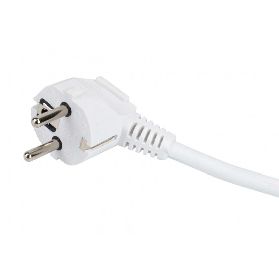 Extensão Elétrica, Branca, 4 Tomadas, 3m, 3G x 1.5mm² refª 89337 MADER Extensão Elétrica, Branca, 4 Tomadas, 3m, 3G x 1.5mm² refª 89337 MADER