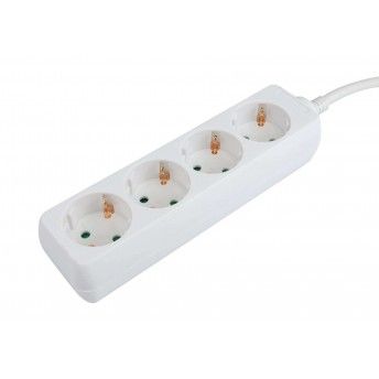 Extensão Elétrica, Branca, 4 Tomadas, 3m, 3G x 1.5mm² refª 89337 MADER Extensão Elétrica, Branca, 4 Tomadas, 3m, 3G x 1.5mm² refª 89337 MADER