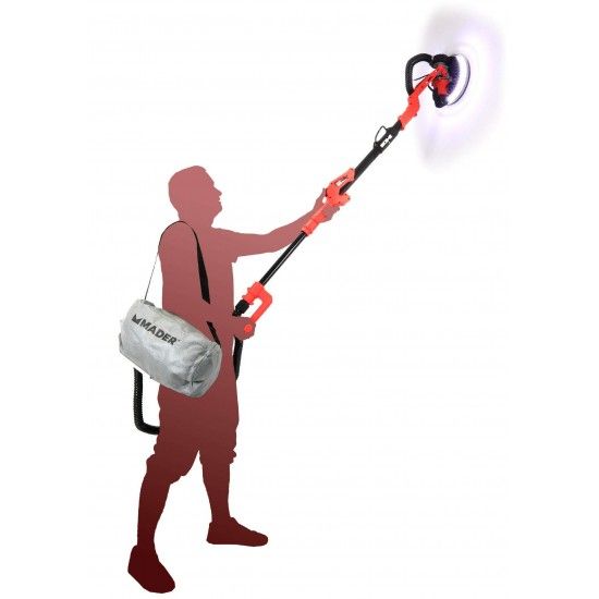 Lixadora tectos (girafa) 750W, 225mm, Led ref 73800 MADER