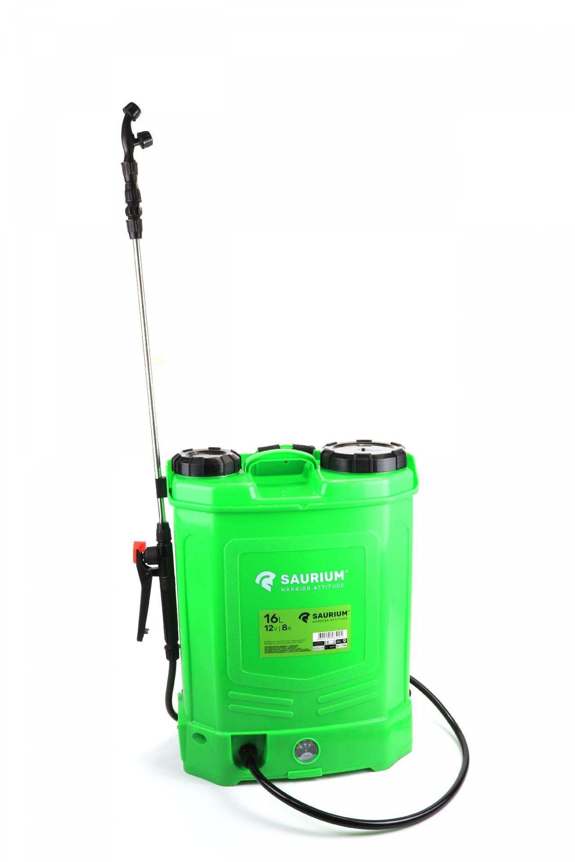 Pulverizador, Bateria Lítio, 16L, Mochila, 0.45MPa refª 48529 SAURIUM