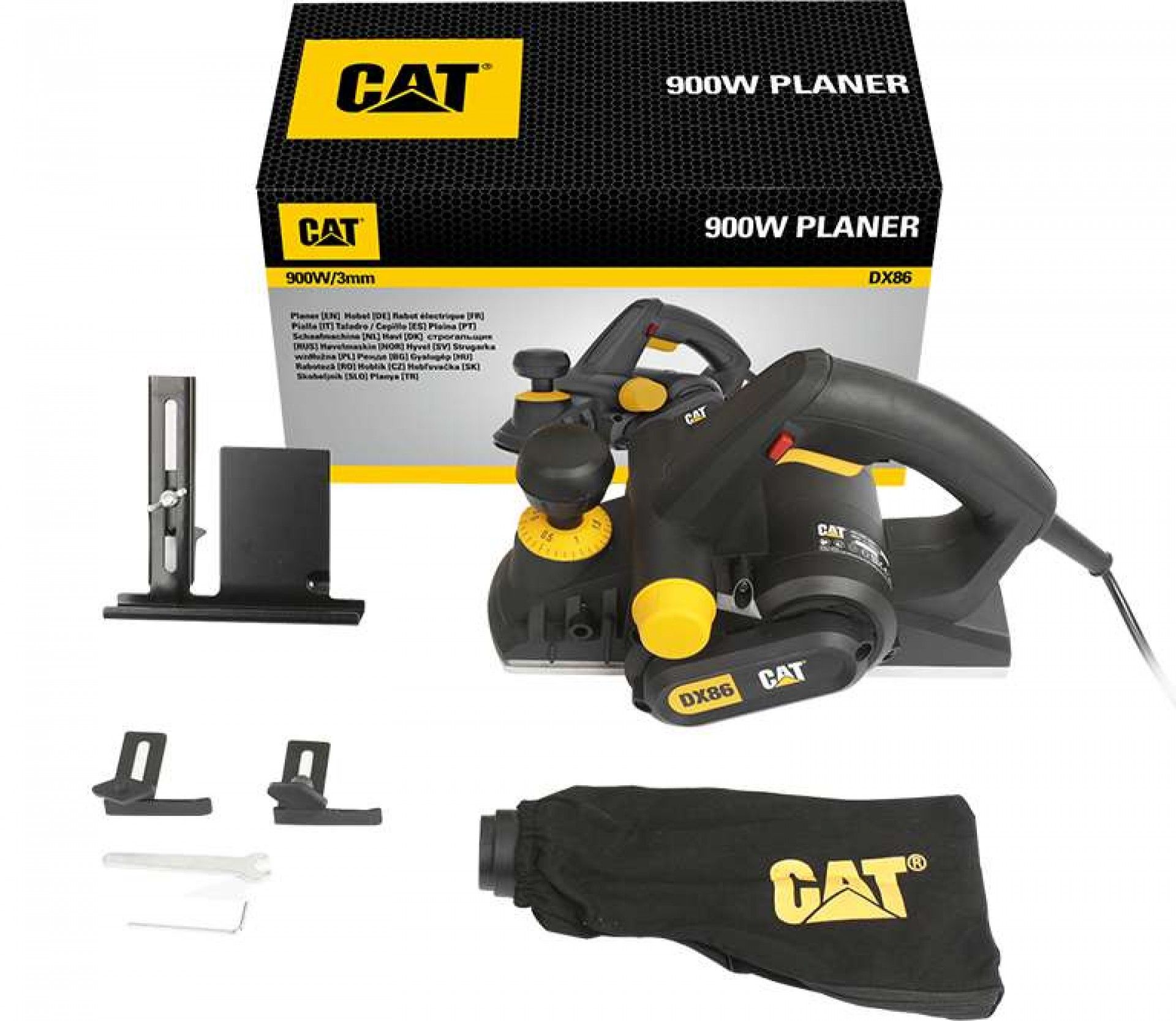 Plaina Elétrica 3mm - 900W refª DX86 CAT