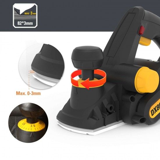 Plaina El�trica 3mm - 900W ref� DX86 CAT