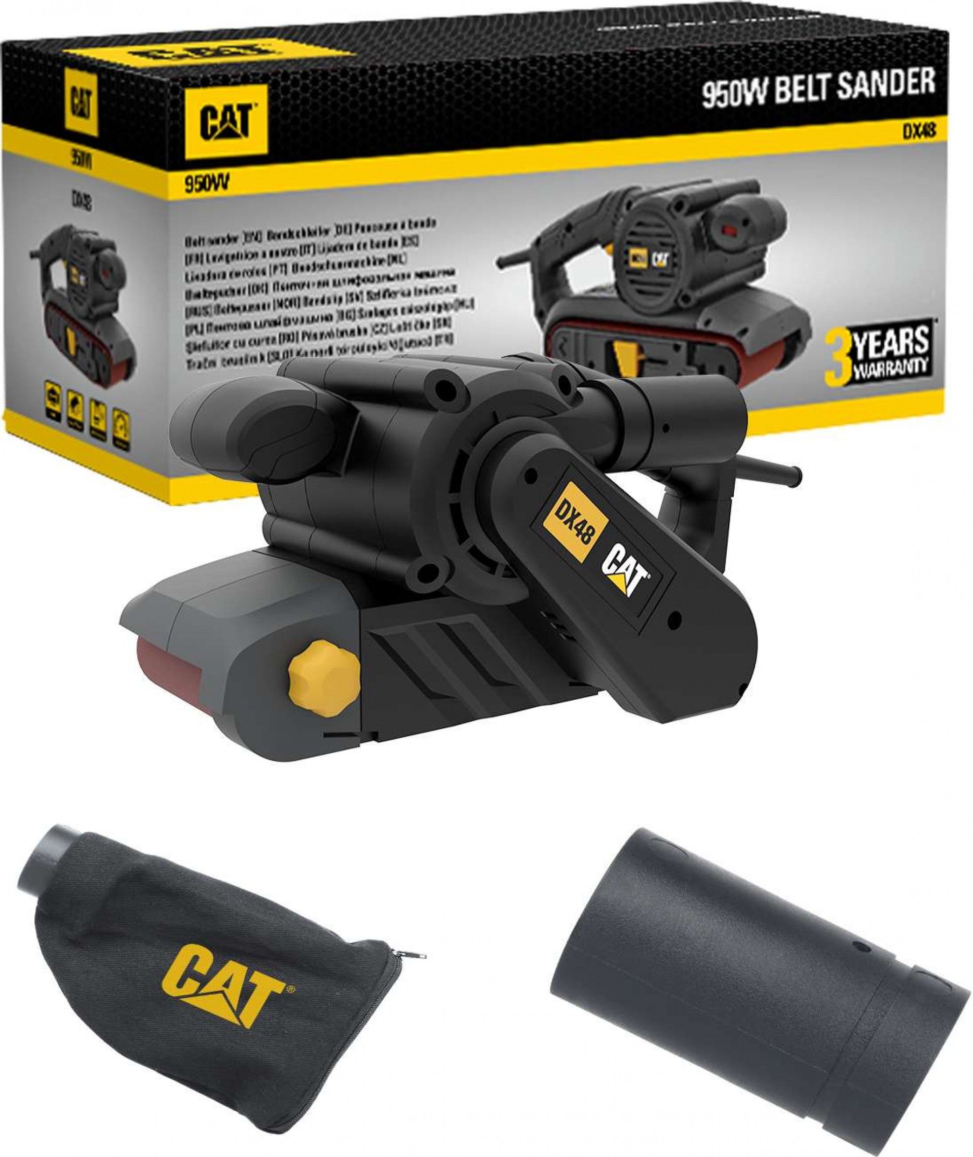 Lixadora de Cinta 950W refª DX48 CAT