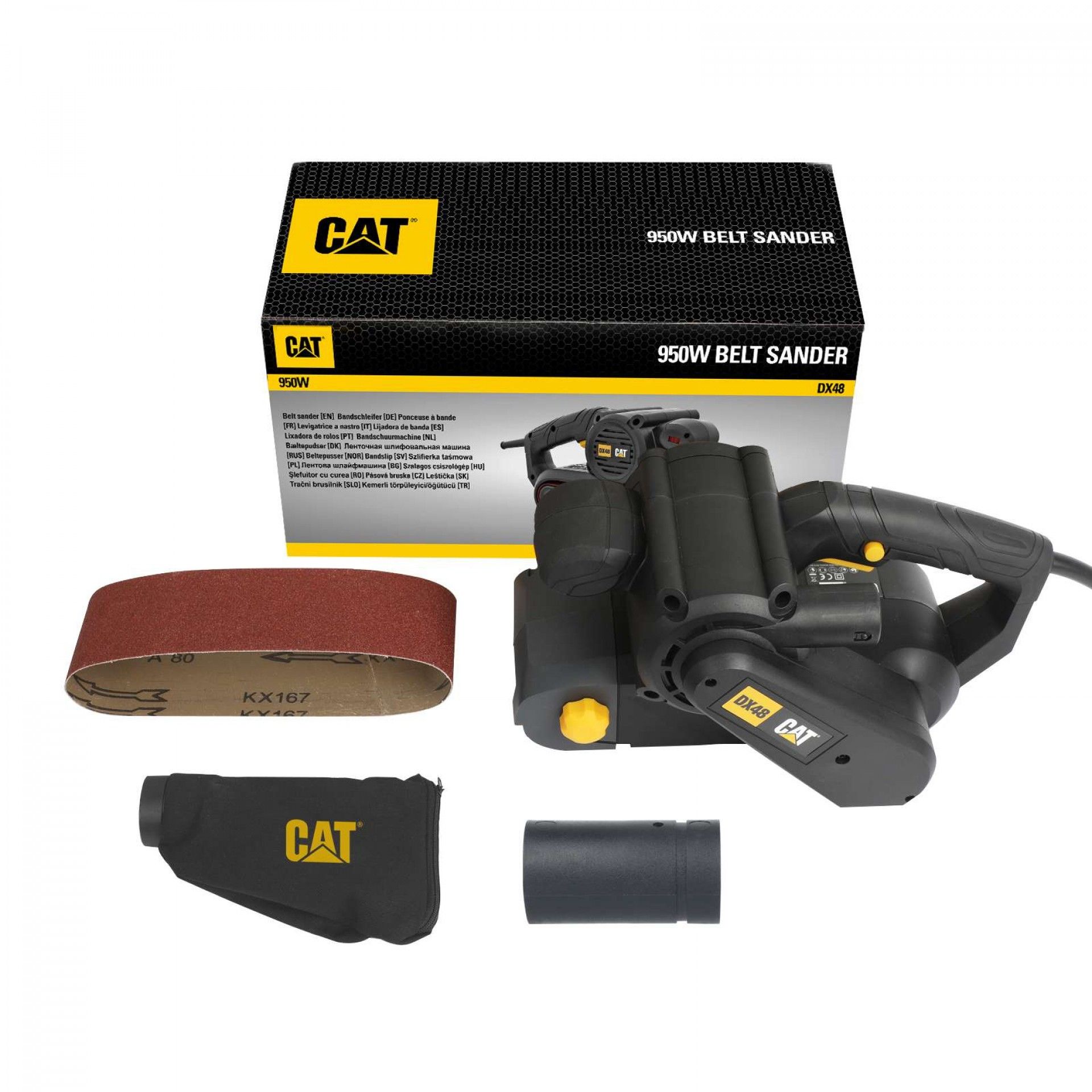 Lixadora de Cinta 950W refª DX48 CAT