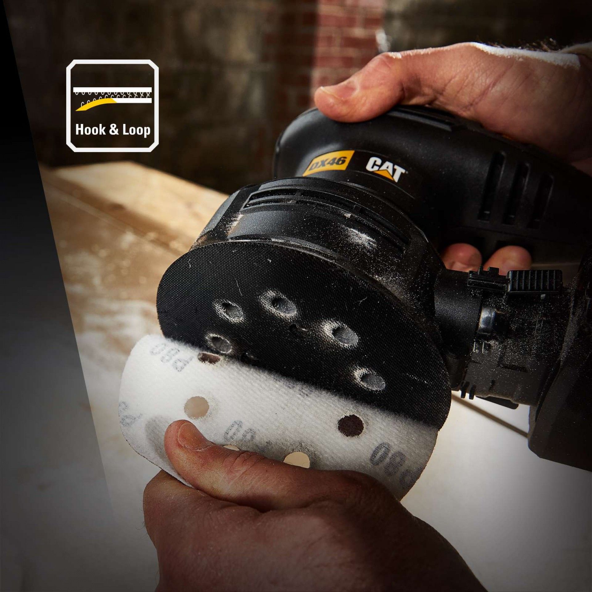 Lixadora Orbital 125mm - 400W refª DX46 CAT