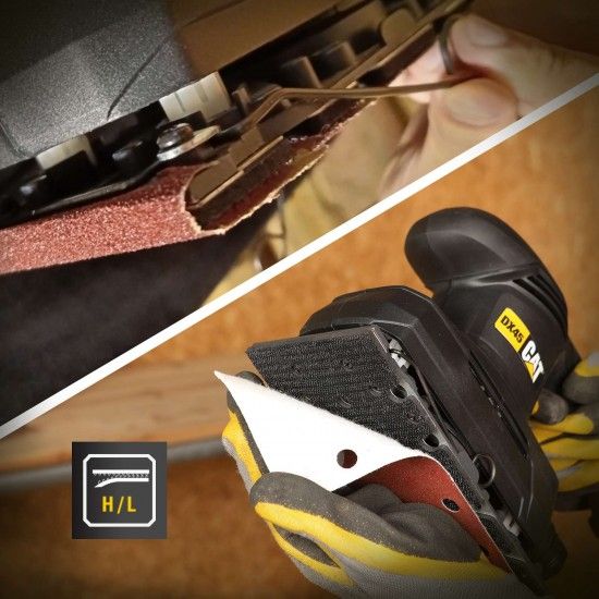 Lixadora 240W 1/3 folha refª DX45 CAT Lixadora 240W 1/3 folha refª DX45 CAT