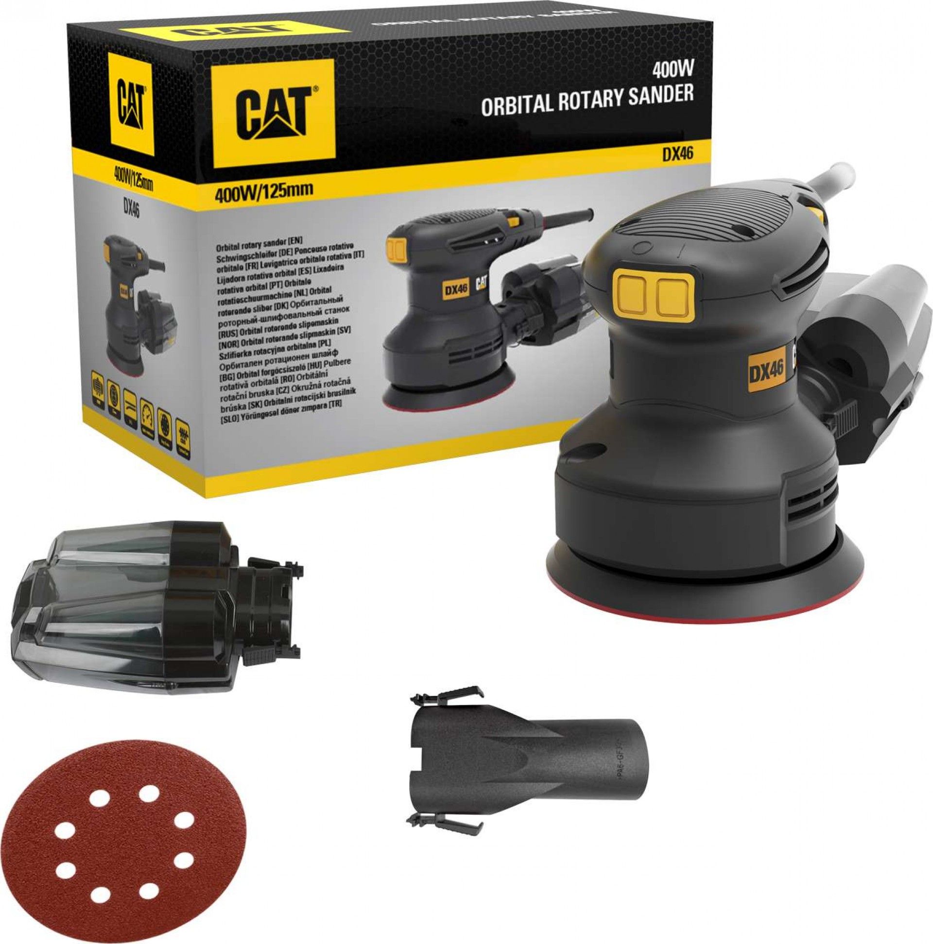 Lixadora Orbital 125mm - 400W refª DX46 CAT