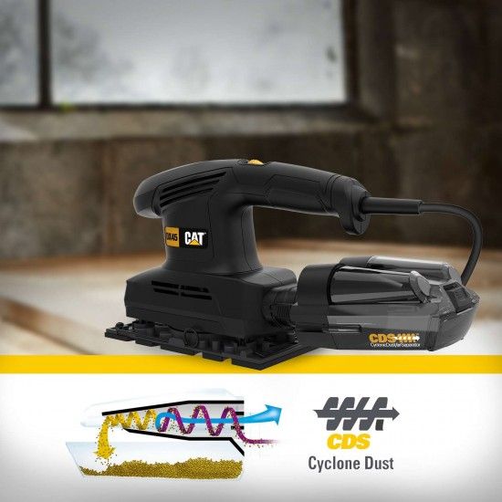 Lixadora 240W 1/3 folha refª DX45 CAT Lixadora 240W 1/3 folha refª DX45 CAT