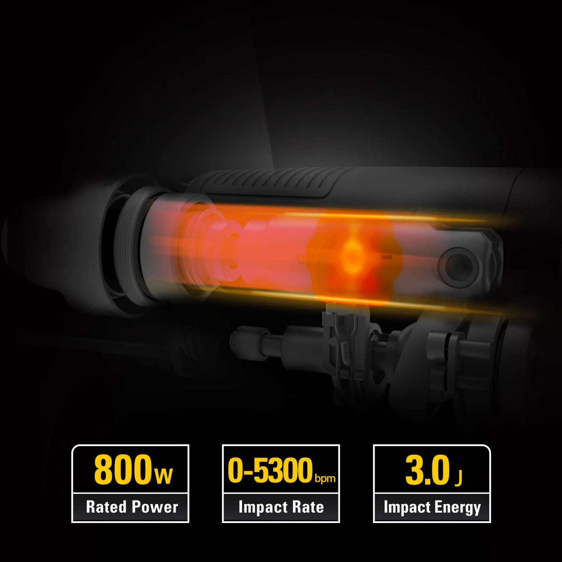 Martelo Perfurador SDS-Plus 26mm - 800W refª DX26 CAT