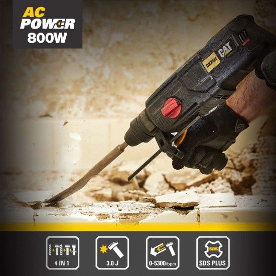 Martelo Perfurador SDS-Plus 26mm - 800W ref� DX26 CAT