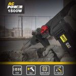 Martelo combinado SDS-Plus 32mm - 1500W ref DX27 CAT
