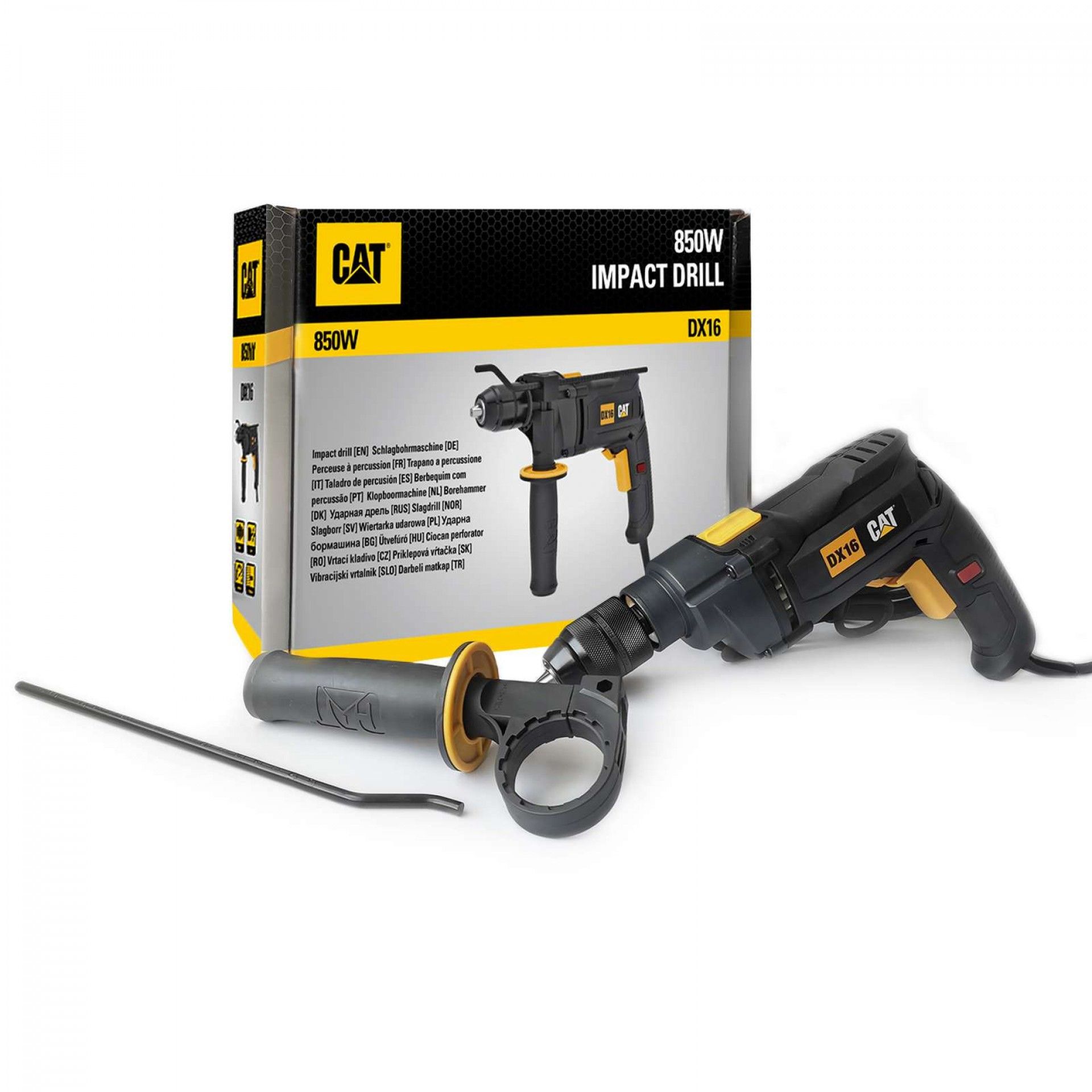 Berbequim de Percussão 13mm - 850W refª DX16 CAT