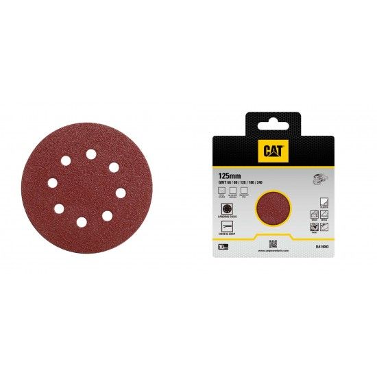 Conjunto Lixas Rotativas 125mm ref DA14003 CAT