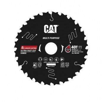 Lmina multiuso TCT 184mm 40 dentes ref DA08202 CAT