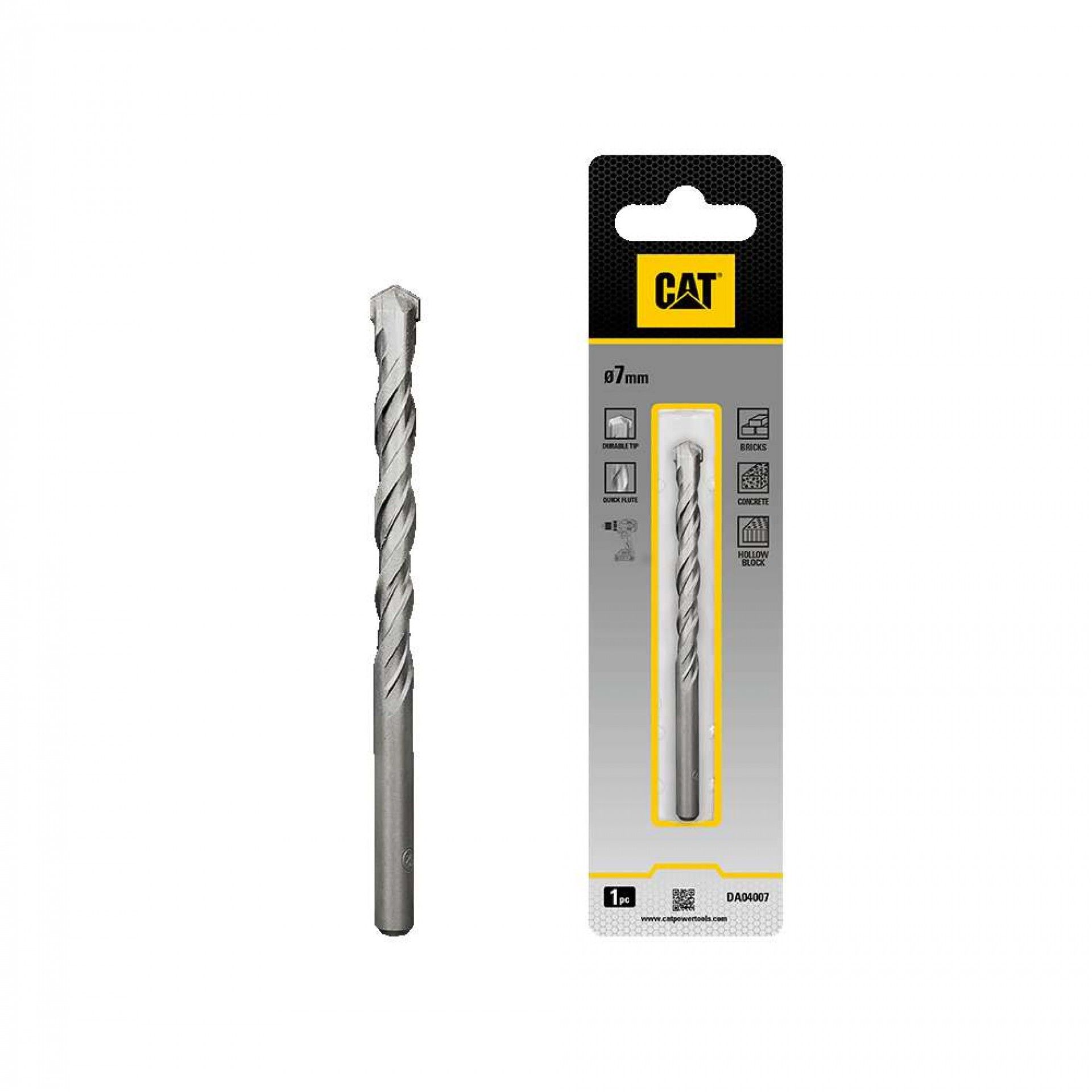 Broca alvenaria 7x60x100mm refª DA04007 CAT