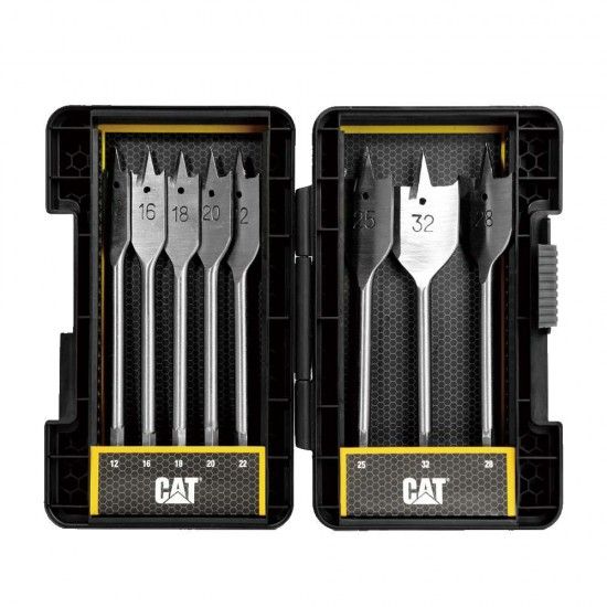 Conjunto brocas planas madeira (8 peas) ref DA05901 CAT