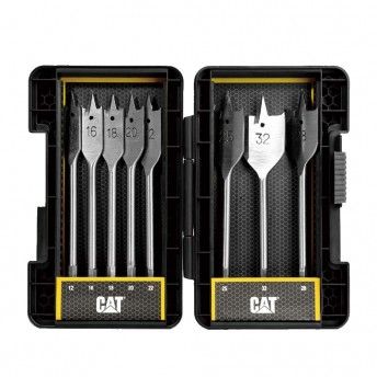 Conjunto brocas planas madeira (8 peas) ref DA05901 CAT