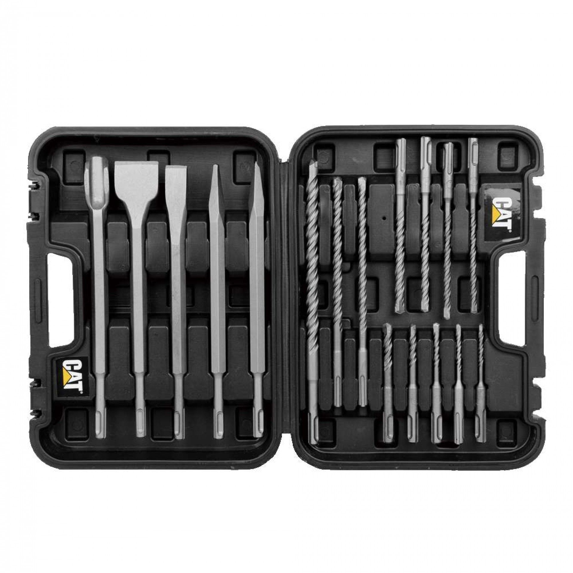 Conjunto Brocas SDS e Cinzéis (17 peças) refª DA03902 CAT