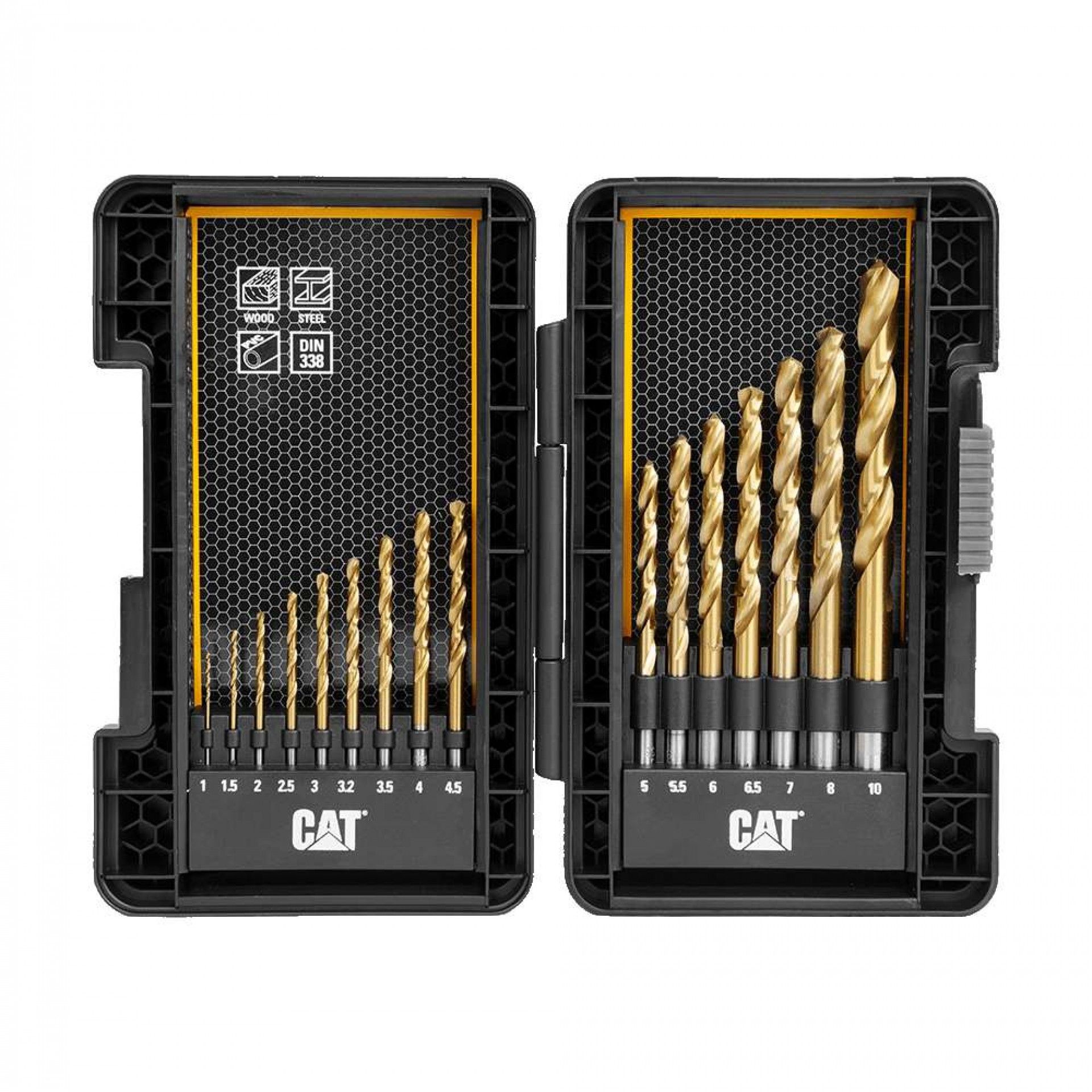 Conjunto Brocas HSS (16 peças) refª DA02901 CAT