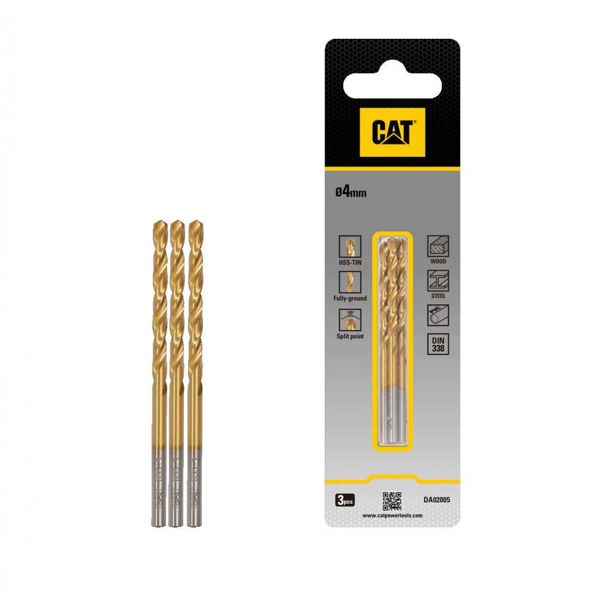 Broca HSS 4x70mm refª DA02005 CAT