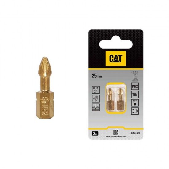 Pontas Impacto 25mm PH2 ref DA01001 CAT
