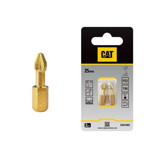 Pontas Impacto 25mm PZ2 ref DA01002 CAT