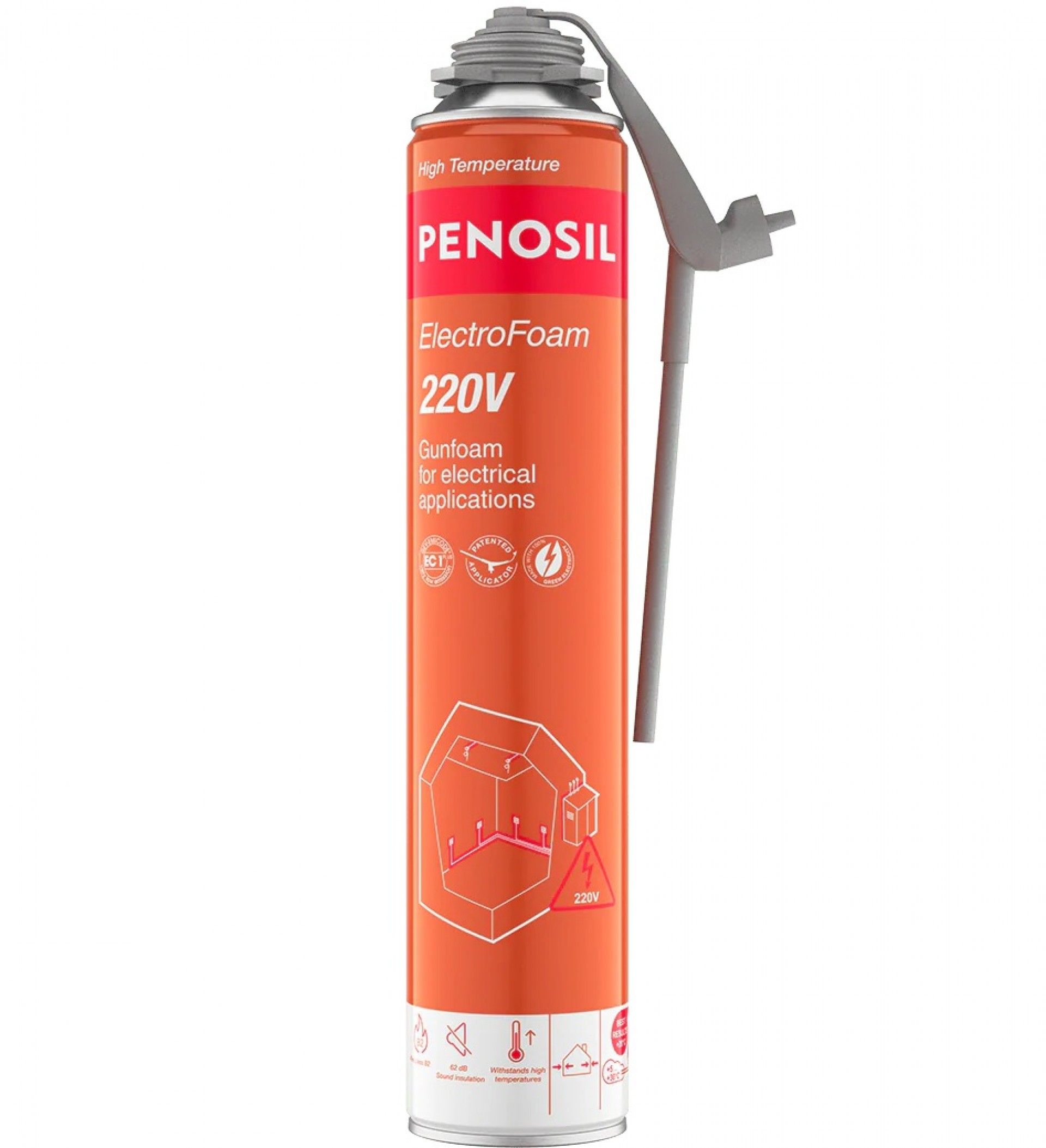 Espuma especial ElectroFoam pist/manual 750ml refª PENOSIL
