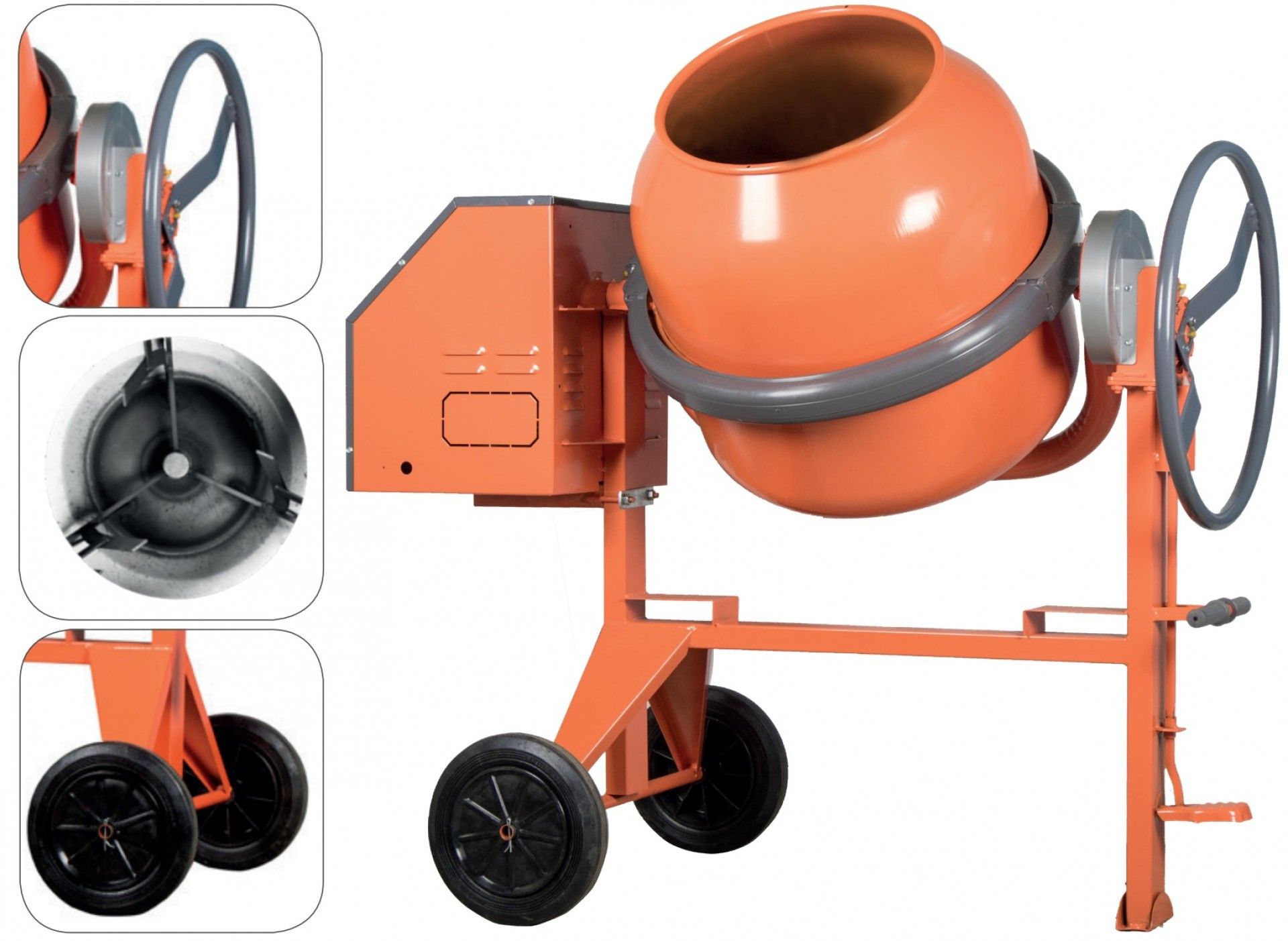 Betoneira BP230 EVO motor eléctrico 1Cv refª B.22030.1201 SIRL