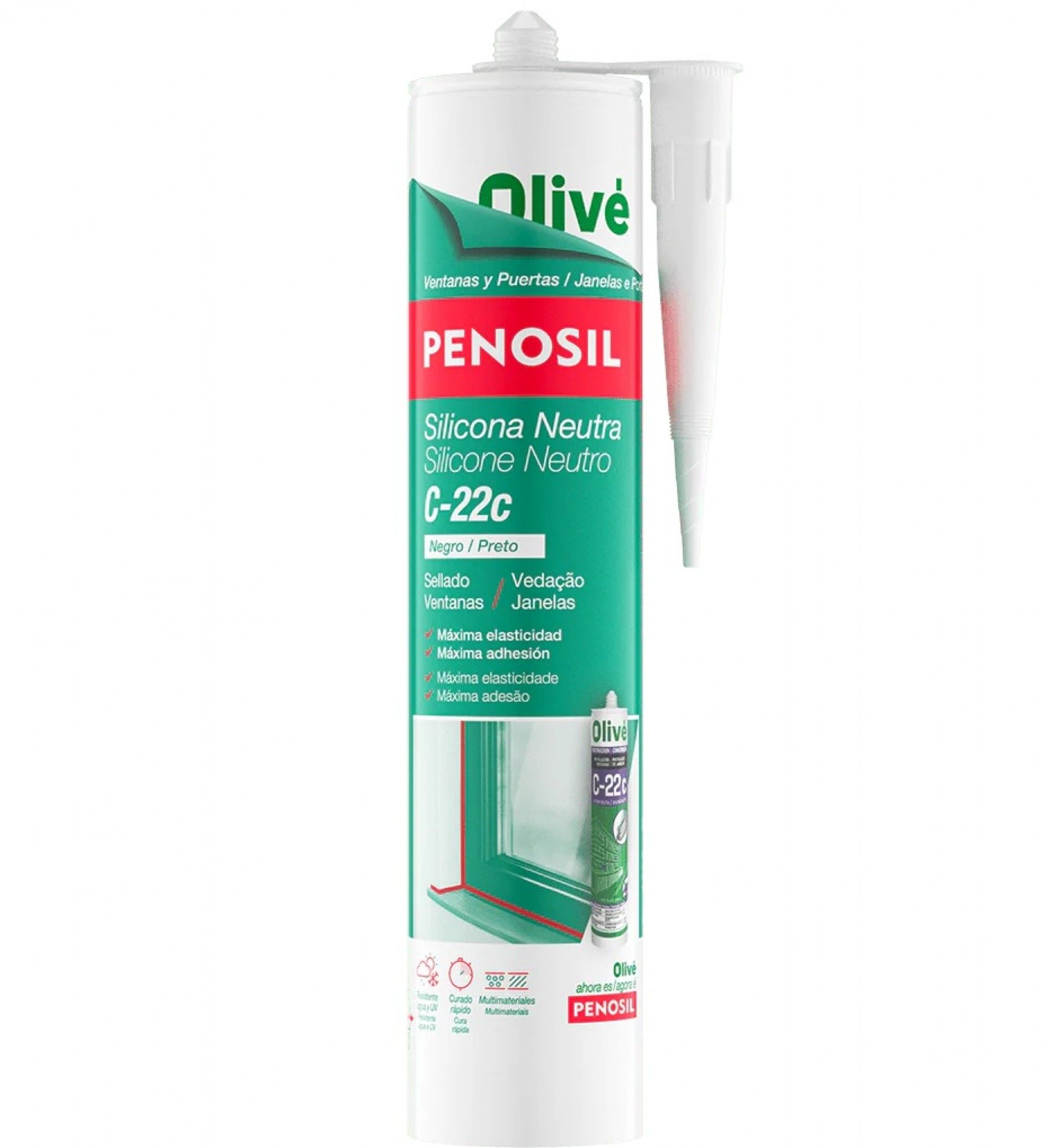 Silicone neutro C-22c RAL 1015 marfin 300ml Penosil