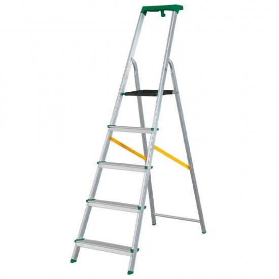 Escadote Alumnio Plus 5 Degraus ref FEAP5 FLUX