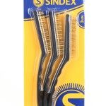 Escovas, Aço Latonado, 3 un refª 85772 SINDEX Escovas, Aço Latonado, 3 un refª 85772 SINDEX
