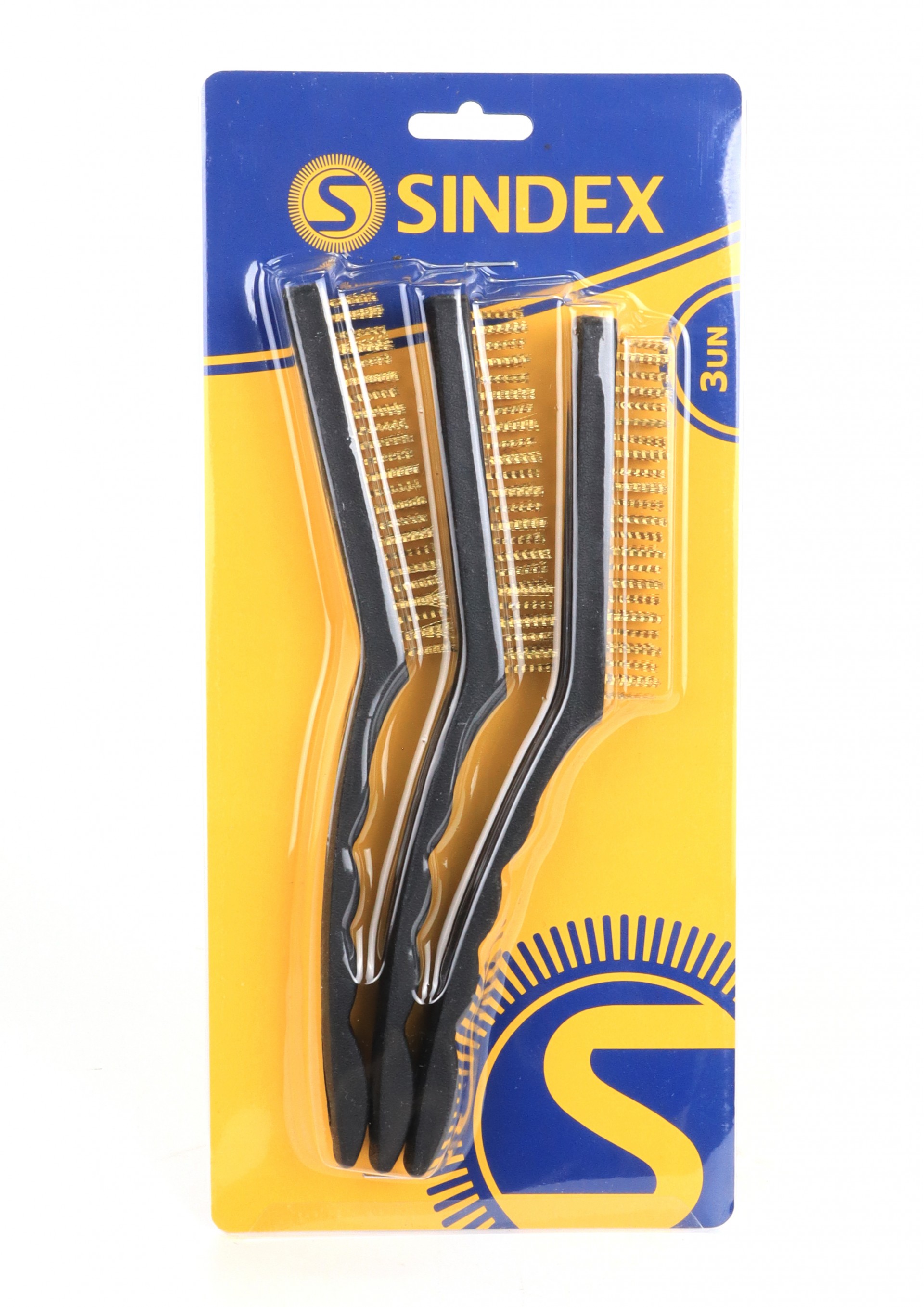 Escovas, Aço Latonado, 3 un refª 85772 SINDEX