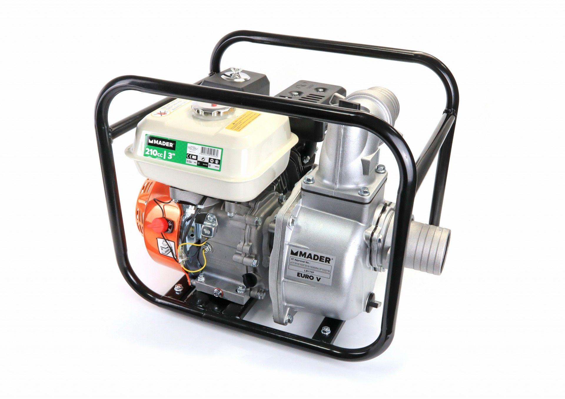 Motobomba, 210cc, 3, 60 m³/h refª 49526 MADER