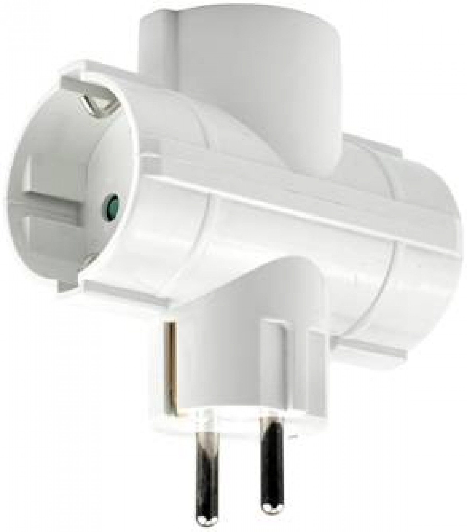 Ficha tripla schuko SQ-GB-01/03T refª 065.0093 MACFER