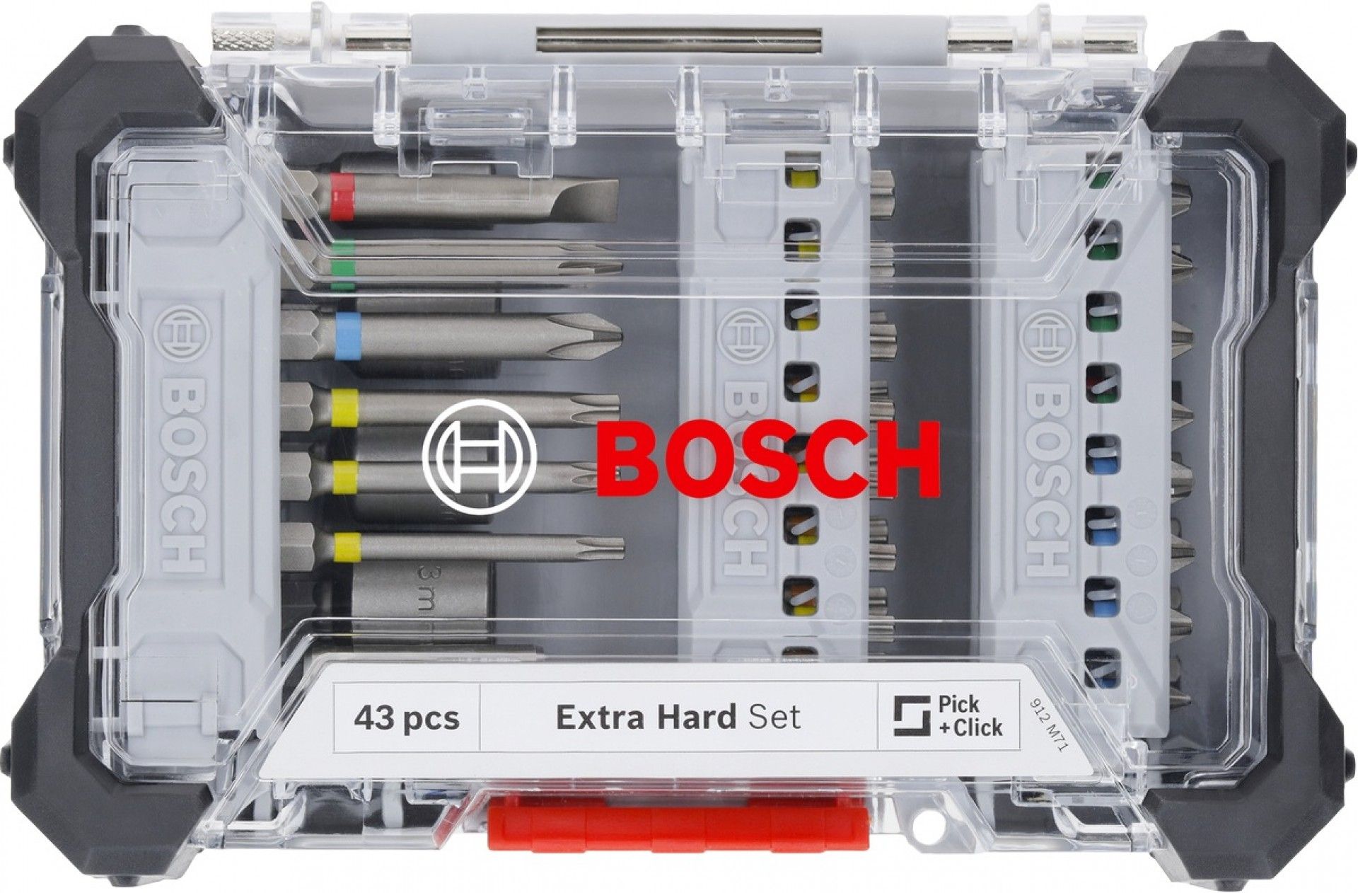 Kit bits ¼ 43pç refª 2607017723 BOSCH