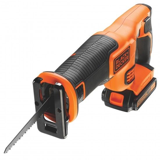 Serra Sabre 18V c/bateria 1.5Ah e carregador e lamina ref BDCR18-QW BLACK DECKER