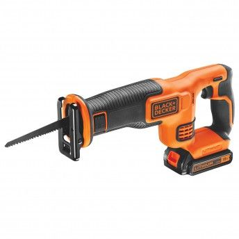 Serra Sabre 18V c/bateria 1.5Ah e carregador e lamina ref BDCR18-QW BLACK DECKER