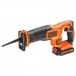 Serra Sabre 18V c/bateria 1.5Ah e carregador e lamina ref BDCR18-QW BLACK DECKER
