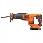 Serra Sabre 18V c/bateria 1.5Ah e carregador e lamina ref BDCR18-QW BLACK DECKER