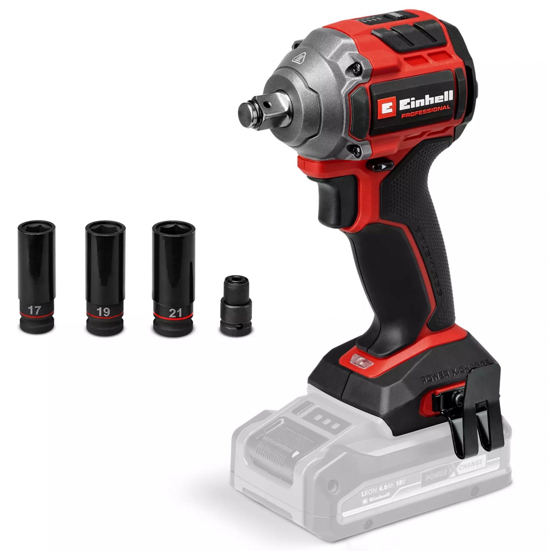 Chave impacto TP-CW 18/260-C Li BL - Solo (sem baterias) refª 4510090 Einhell