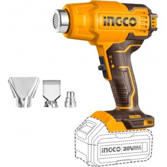 Pistola De Calor 20V  ref HGLI2002 IngCo
