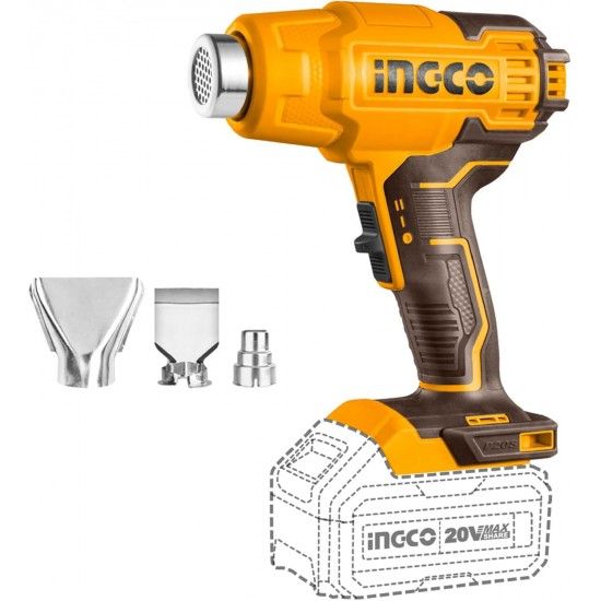 Pistola De Calor 20V  ref HGLI2002 IngCo