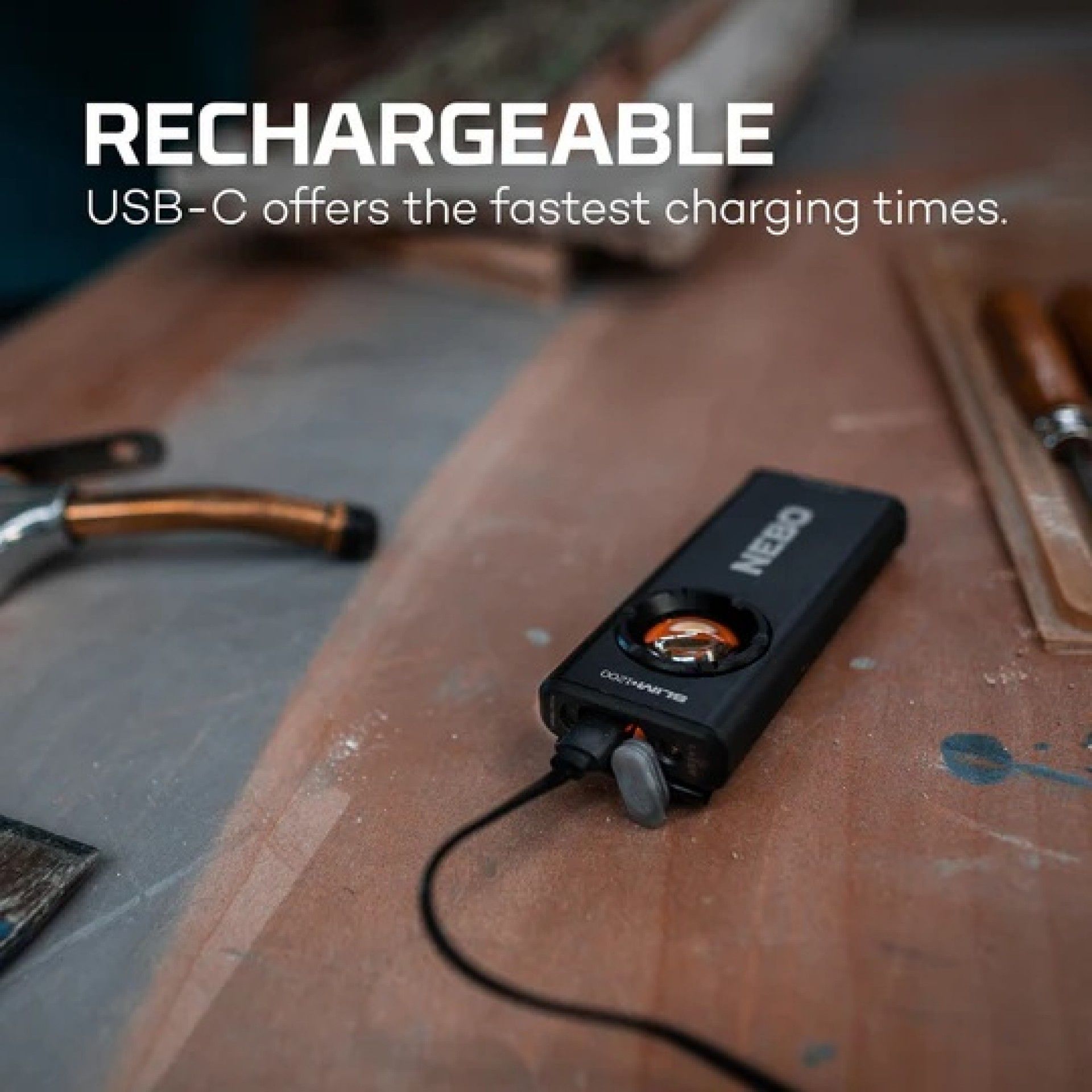 Lanterna / powerbank SLIM+ 1200Lm IPX7 refª SLIM_PLUS_1200 NEBO