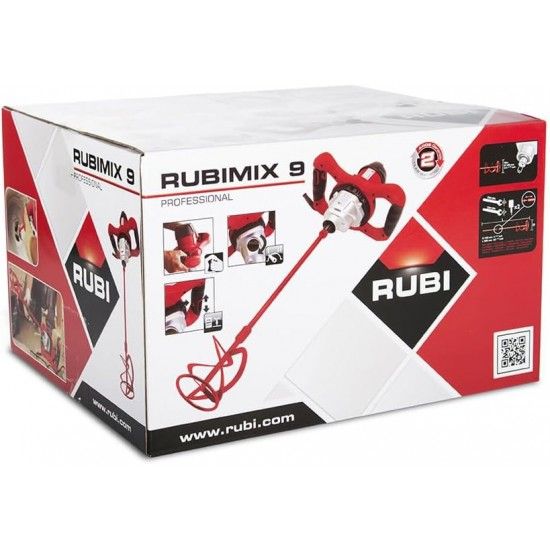 Misturador 1200w RubiMix-9 N + porta-Brocas refª 24986 Rubi Misturador 1200w RubiMix-9 N + porta-Brocas refª 24986 Rubi