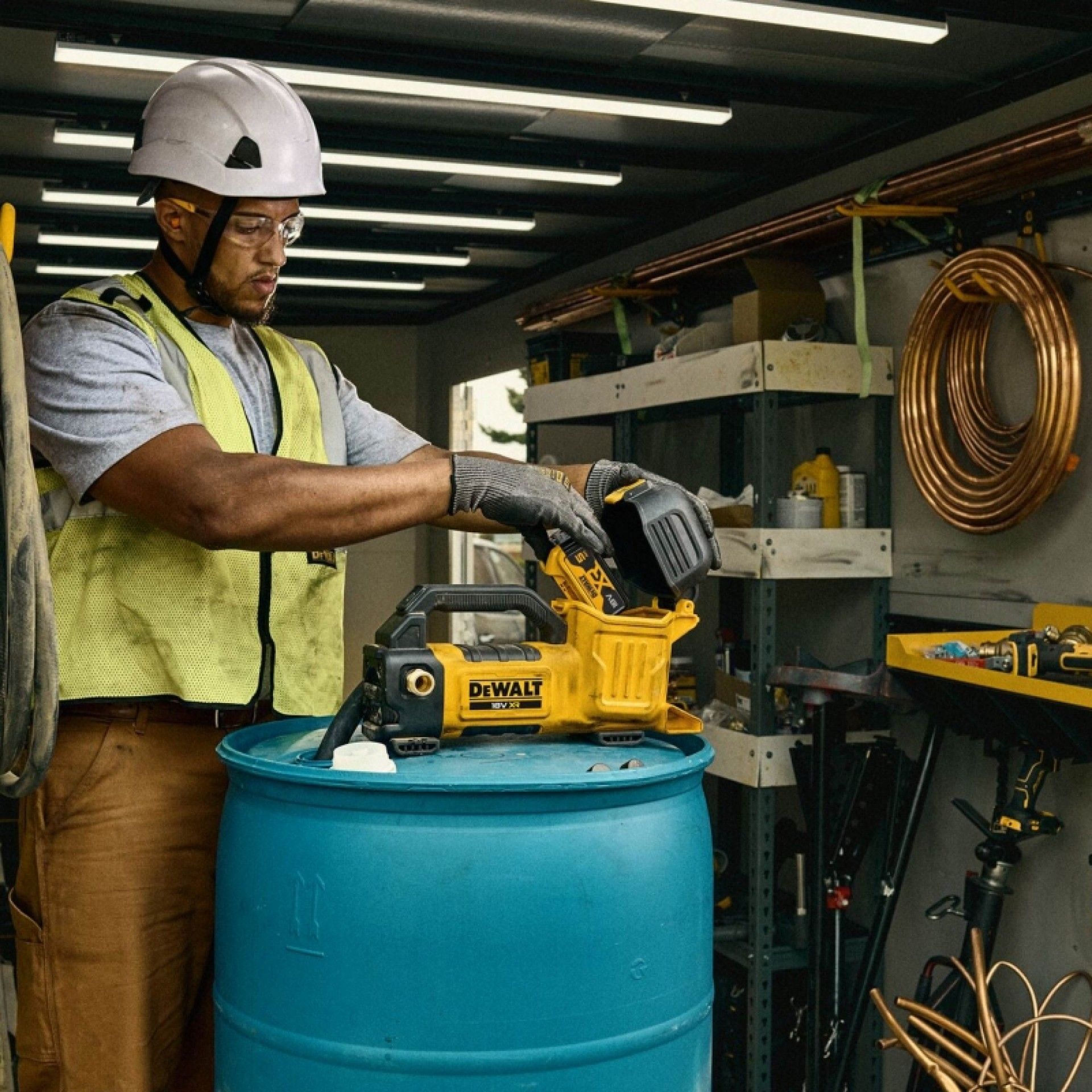 Bomba transfega brushless XR FLEXVOLT 18V refª DCE050N-XJ DEWALT