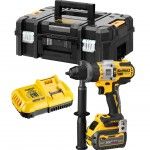 Aparafusadora XR 18V XRP + 1 bateria 9.0Ah Flexvolt 54/18V carregador e mala ref DCD999X1-QW DEWALT