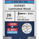 Fresa p/dobradi�as EXPERT Laminated Wood, 26 x 60 x 90mm ref� 2608901852 BOSCH