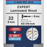 Fresa p/dobradi�as EXPERT Laminated Wood, 22 x 60 x 90mm ref� 2608901849 BOSCH