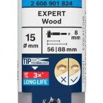 Broca EXPERT Wood Forstner, 15mm ref� 2608901824 BOSCH